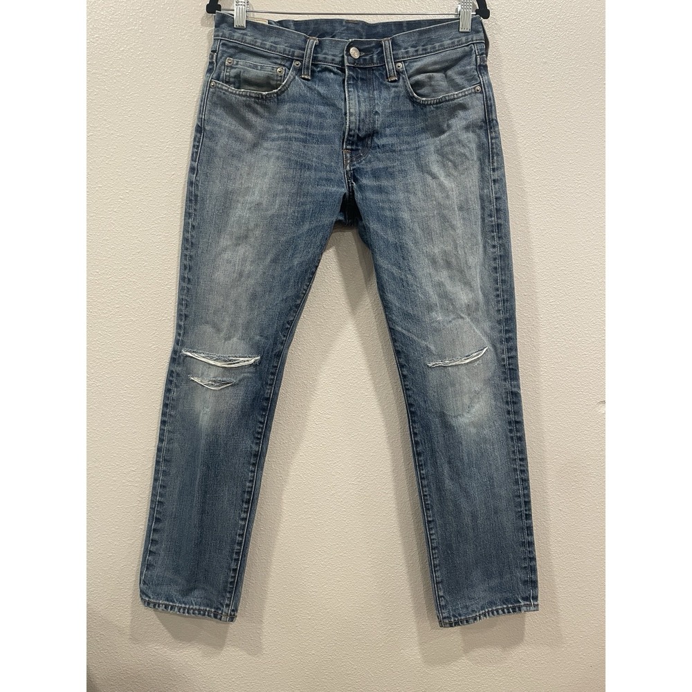 J. Crew Every Stitch Considered Kaihara Denim Japanese Style 484 32x30 Slim‎ Fit